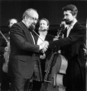 Krzysztof Penderecki i Ivan Monighetti